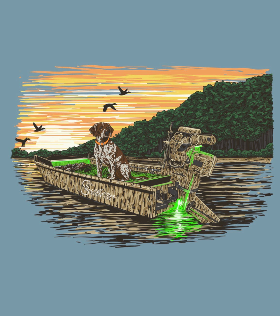 Camo Duck Boat