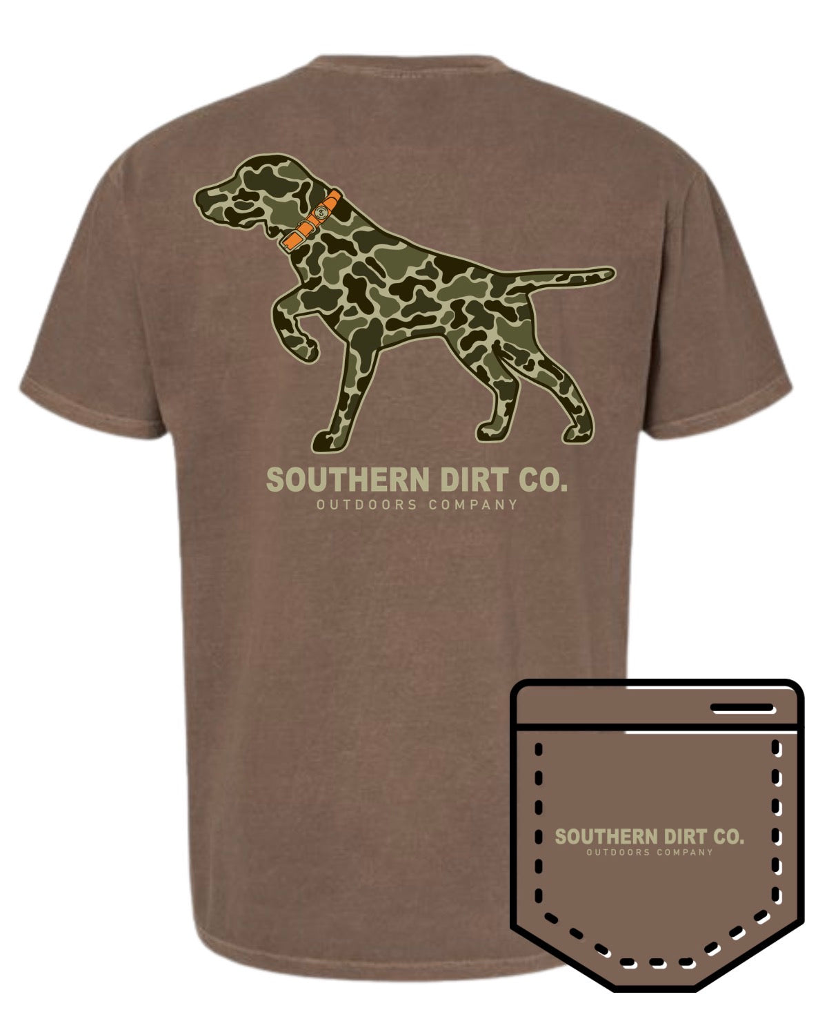 Camo pointer tee