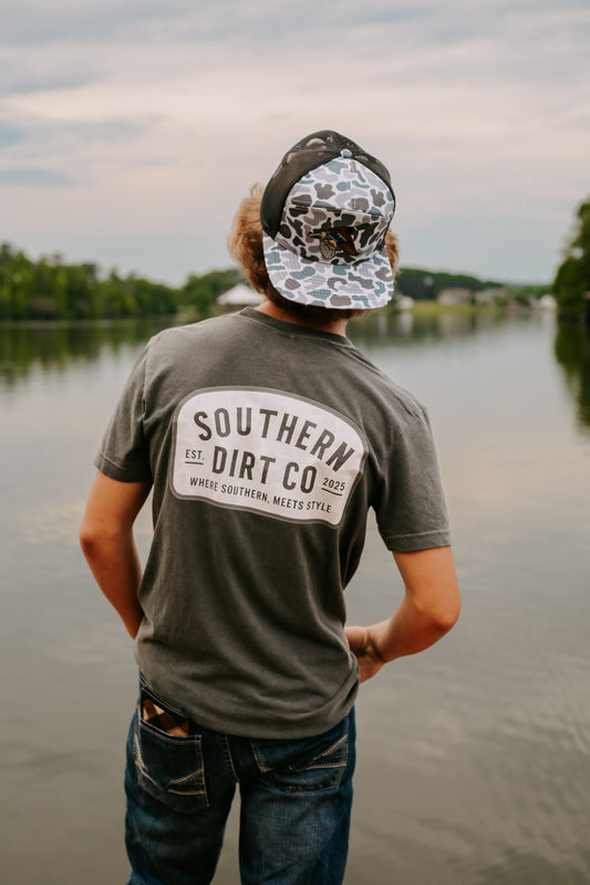 Camo patch tee
