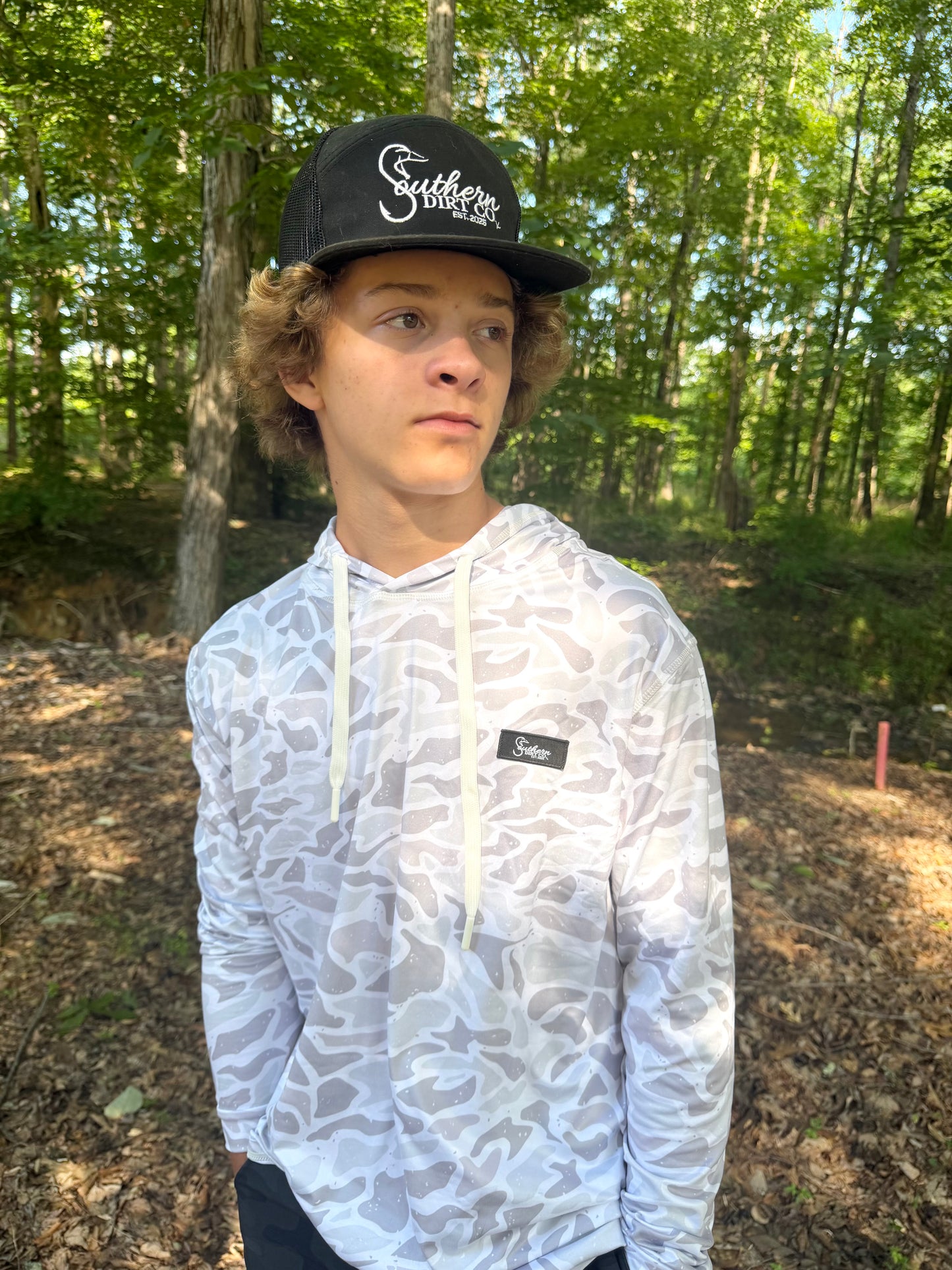 Camo performance hoodie
