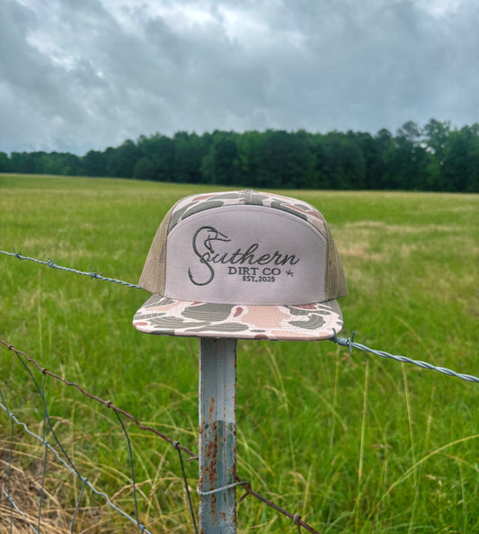 Old School Camo Hat