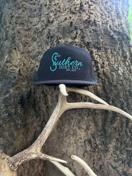 Black and Blue Logo Hat