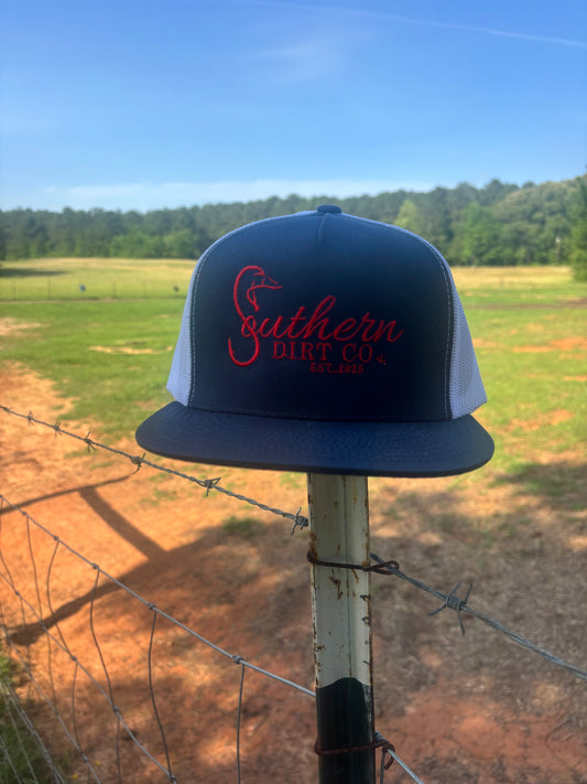 Red, White, and Blue Logo Hat